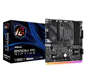 ASRock B550M PG Riptide / B550M / AM4 / 4x DDR4 / PCIEx16 / 1x 2.5GLAN / mATX