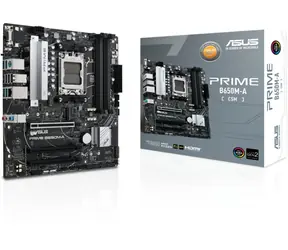 ASUS PRIME B650M-A-CSM / AMD B650 / DDR5 / SATA III / USB / 2.5GLAN / M.2 / sc. AM5 / mATX