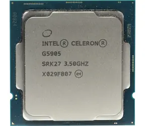 Intel Celeron G5905 @ 3.5GHz - TRAY / TB 3.5GHz / 2C2T / 4MB / UHD Graphics 610 / Comet Lake / 58W