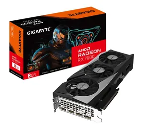 GIGABYTE RX 7600 GAMING OC / 1875-2754 MHz / 8GB D6 / 128-bit / 2x HDMI + 2x DP / 165W (8) / doprodej