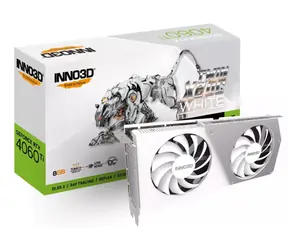 INNO3D GeForce RTX 4060 Ti Twin X2 OC White 8GB / 2310 - 2565 MHz / 8GB GDDR6 / 128bit / 1x HDMI+3x DP / 160W (8)