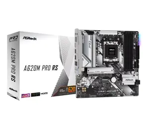 ASRock A620M Pro RS / AMD A620 / DDR5 / SATA III / USB / GLAN / M.2 / sc. AM5 / mATX