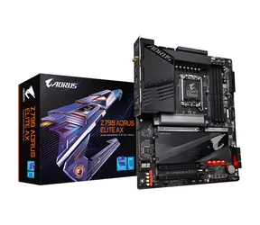 GIGABYTE Z790 AORUS ELITE AX / Z790 / LGA 1700 / 4x DDR5 / PCIEx16 / 1x 2.5GLAN / Wi-Fi / ATX