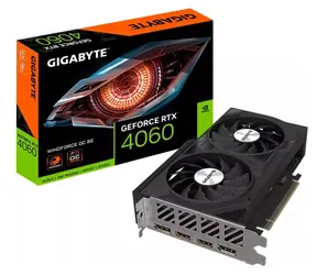 Gigabyte GeForce RTX 4060 WINDFORCE OC 8GB / 1830 - 2475Mhz / 8GB GDDR6 / 128bit / 2x HDMI + 2x DP / 115W