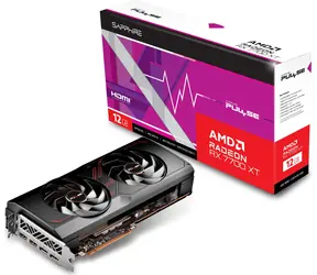 Sapphire PULSE Radeon RX 7700 XT 12GB / 1900-2544 MHz / 12GB GDDR6 / 192-bit / 2x HDMI + 2x DP / (8+8)