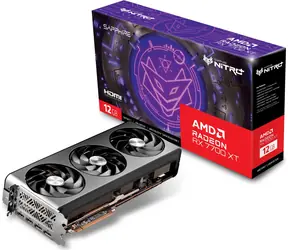 Sapphire NITRO+ Radeon RX 7700 XT 12GB / 1900-2599 MHz / 12GB GDDR6 / 192-bit / 2x HDMI + 2x DP / (8+8)