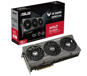 ASUS TUF Gaming Radeon RX 7700 XT OC Edition 12GB / 1900-2599 MHz / 12GB GDDR6 / 192-bit / 1x HDMI + 3x DP / (8+8)