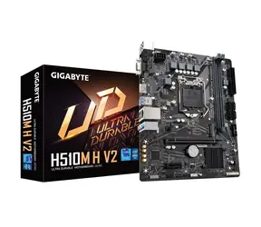 GIGABYTE H510M H V2 / H510M / LGA 1200 / 2x DDR4 / 2x SATA III / 6x USB / 1x PCIE x16 / 1x GLAN / 1x M.2 / mATX