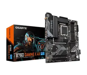 GIGABYTE B760 GAMING X AX / B760 / LGA 1700 / 4x DDR5 / 4x SATA III / 8x USB / 3x PCIE x16 / 1x 2.5GLAN / 3x M.2 / ATX