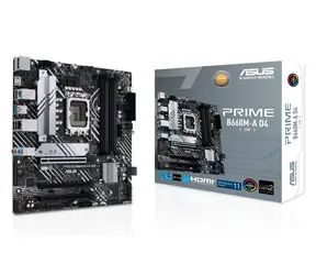 ASUS PRIME B660M-A D4-CSM / B660 / LGA 1700 / 4x DDR4 / 3x PCIEx16 / 1x GLAN / mATX