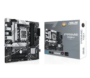 ASUS PRIME B760M-A-CSM / B760 / LGA 1700 / 4x DDR5 / 3x PCIEx16 / 1x 2.5GLAN / mATX