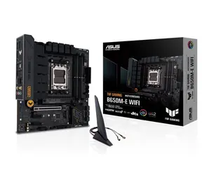 ASUS TUF GAMING B650M-E WIFI / A650 / AM5 / 4x DDR5 / 1x PCIEx16 / 1x 2.5GLAN / WIFI / mATX