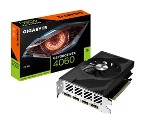 GIGABYTE RTX 4060 D6 8G / 1830 - 2460 MHz / 8GB GDDR6 / 128-bit / 2x HDMI + 2x DP / (8)