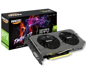 Inno3D GeForce RTX 3050 Twin X2 8GB / 1552 - 1777 MHz / 8GB GDDR6 / 128-bit / 1x DVI + 1x HDMI + 1x DP / (6)