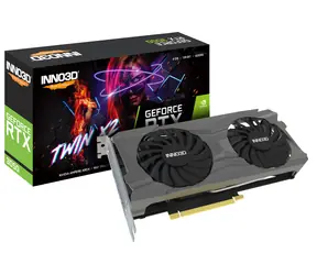 Inno3D GeForce RTX 3050 Twin X2 8GB / 1552 - 1777 MHz / 8GB GDDR6 / 128-bit / 1x HDMI + 3x DP / (8)