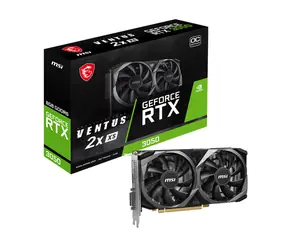 MSI GeForce RTX 3050 VENTUS 2X XS OC 8GB / 1552 - 1807 MHz / 8GB GDDR6 / 128-bit / 1x DVI + 1x HDMI + 1x DP / 115W (8)