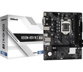 ASRock H510M-HDV/M.2  / H510 / LGA 1200 / 2x DDR4 / PCIex16 / GLAN / mATX
