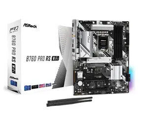 ASRock B760 Pro RS WiFi / LGA 1700 / 4x DDR5 / 3x PCIex16 / 2.5GLAN / ATX