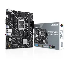 ASUS PRIME H610M-K ARGB / H610 / LGA 1700 / 2x DDR5 / PCIEx16 / 1x GLAN / mATX