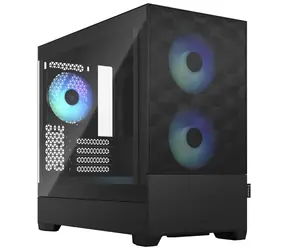 Fractal Design Pop Mini Air RGB Clear Tint černá / mATX / 2x USB 3.2 / 3x 120mm / bez zdroje / průhledná bočnice