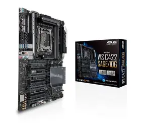 ASUS WS C422 SAGE/10G / C422 / LGA 2066 / 8x DDR4 / PCIEx16 / 2x 10GLAN / EATX