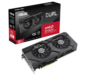 ASUS Dual RX7700XT OC 12GB / 2599Mhz / 12GB GDDR6 / 192bit / 1x HDMI + 3x DP / (8+8)
