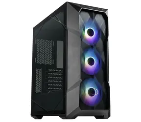 Cooler Master MasterBox TD500 V2 černá / E-ATX / 2x USB-A 3.2 & 1x USB-C 3.2 / 3x 120mm / bez zdroje / průhledná bočnice