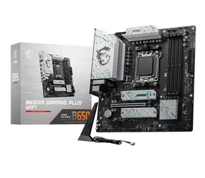 MSI B650M GAMING PLUS WIFI / B650 / AM5 / 4x DDR5 / PCIEx16 / 2.5GLAN / WiFi / mATX