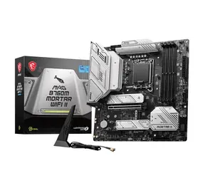MSI B760M MORTAR WIFI II / B760 / LGA 1700 / 4x DDR5 / PCIEx16 / 2.5GLAN / WiFi / mATX