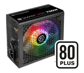THERMALTAKE Smart RGB 700W černá / ATX / 700W / 120mm ventilátor / 80PLUS / nemodulární