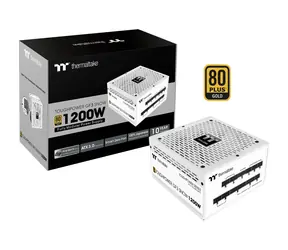 THERMALTAKE Toughpower GF3 1200W bílá / ATX / 1200W / 140mm ventilátor / 80PLUS Gold / modulární