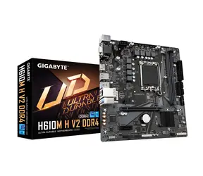 GIGABYTE H610M H V2 / H610M / LGA1700 / 2x DDR5 / PCIEx16 / 1x GLAN / mATX