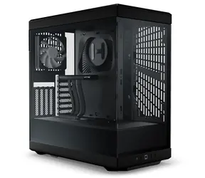 Hyte Y40 TG černá / ATX / 2x USB-A 3.0 / 1x USB-C 3.2 / 2x 120mm / bez zdroje / průhledná bočnice