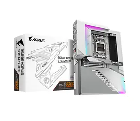 GIGABYTE B650E AORUS STEALTH ICE / B650E / AM5 / 4x DDR5 / PCIEx16 / 1x 2.5GLAN / Wi-Fi / E-ATX