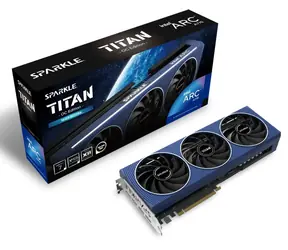 SPARKLE Intel Arc A770 TITAN OC Edition 16G / 2100 MHz / 16GB GDDR6 / 256-bit / 1xHDMI + 3x DP / (8+8)