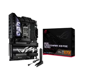 ASUS ROG CROSSHAIR X870E HERO / AMD X870E / DDR5 / SATA III RAID / USB / 2.5GLAN / M.2 / sc.AM5 / ATX