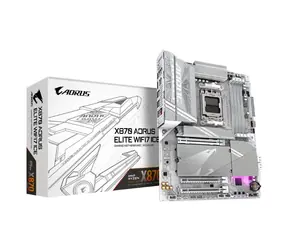 GIGABYTE X870 AORUS ELITE WF7 ICE / AMD X870 / DDR5 / SATA III RAID / USB / 2.5GLAN / M.2 / sc.AM5 / ATX