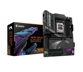 GIGABYTE X870 AORUS ELITE WIFI7 / AMD X870 / DDR5 / SATA III RAID / USB / 2.5GLAN / M.2 / sc.AM5 / ATX