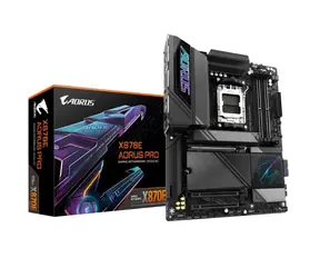 GIGABYTE X870E AORUS PRO / AMD X870 / DDR5 / SATA III RAID / USB / 2.5GLAN / M.2 / sc.AM5 / ATX