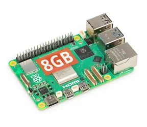 RASPBERRY Pi 5 – 8GB RAM / 64bit / 2,4 GHz / 2x4Kp60 / microHDMI