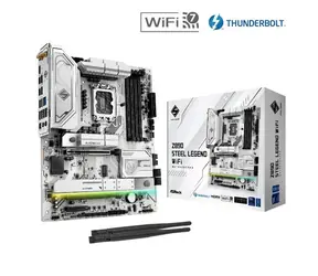 ASRock Z890 Steel Legend WiFi / Z890 / LGA 1851 / 4x DDR5 / PCIex16 / 2.5GLAN / ATX