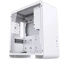 Jonsbo U4 Pro bílá / ATX / 1x USB-A 3.0 / 1x USB-C 3.2 / bez zdroje / průhledná bočnice