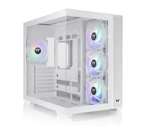 THERMALTAKE View 380 TG ARGB bílá / ATX / 2x USB-A 3.0 / 1x USB-C 3.2 / 4x 120mm RGB / bez zdroje / průhledná bočnice