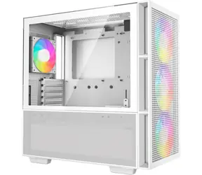 DEEPCOOL CH560 bílá / E-ATX / 1x USB-A 3.0 / 1x USB-C 3.0 / 3x 140mm / 1x 120mm / bez zdroje / průhledná bočnice