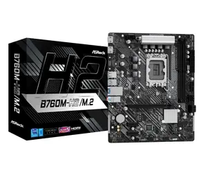 ASRock B760M-H2/M.2 / B760 / LGA 1700 / 2x DDR5 / PCIEx16 / 1x 2.5GLAN / mATX