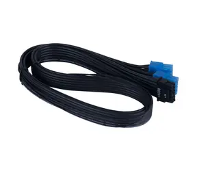 SilverStone 12VHPWR PCIe adapter cable SST-PP14-PCIE 0.55m černá / adaptér z 2x 8-Pin PCIe na 1x 16-Pin12VHPWR PCIe 5.0