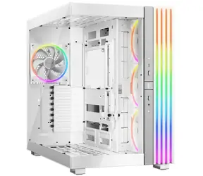 be quiet! Light Base 900 FX bílá / E-ATX / 2x USB-A 3.1 / 1x USB-C / 4x 140mm / bez zdroje / průhledná bočnice