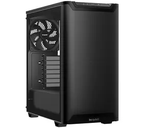 be quiet! Pure Base 501 Airflow TG černá / ATX / 2x USB-A 3.0 / 1x USB-C 3.1 / 2x 140mm / bez zdroje / průhledná bočnice