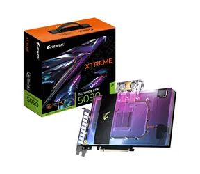 GIGABYTE AORUS GeForce RTX 5090 XTREME WATERFORCE WB 32GB / 2655MHz / 32GB GDDR7 / 512-bit / 1x HDMI + 3x DP / 1000W (16