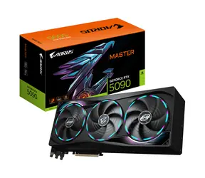 GIGABYTE AORUS GeForce RTX 5090 MASTER 32GB / 2655MHz / 32GB GDDR7 / 512-bit / 1x HDMI + 3x DP / 1000W (16)